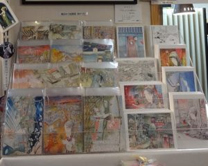 滝田ゆう展 弥生美術館 オリジナル絵はがき売り場